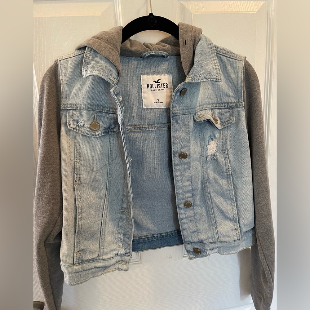 Hollister Distressed Jean Jacket